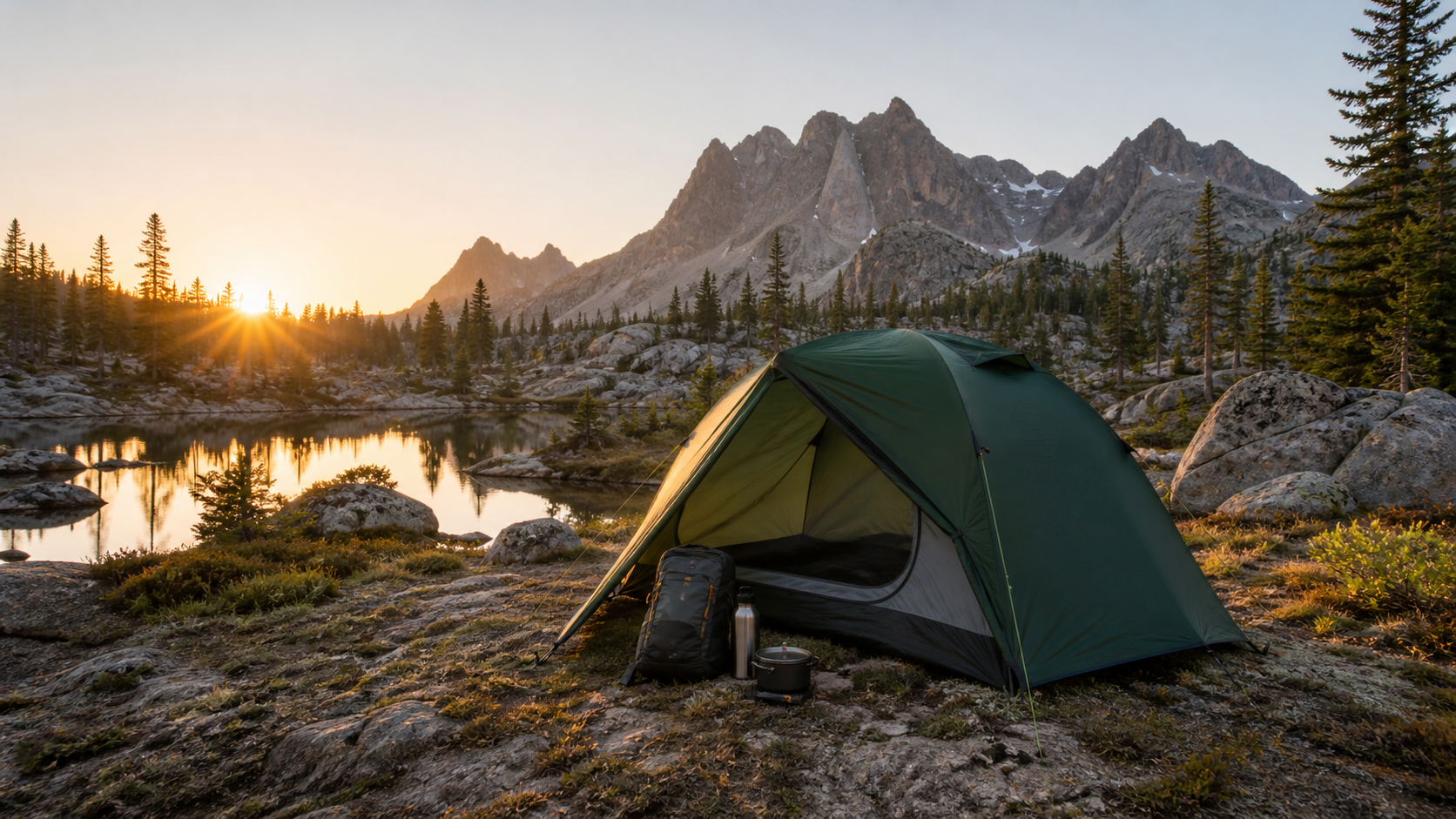 Alpine shelter · landscape sanitized Mock creative preview